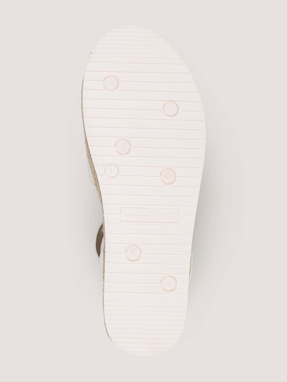 Sandale mit Streifendetail - Frauen - offwhite Sandale mit Streifendetail - Frauen - offwhite - 23 - TOM TAILOR Denim