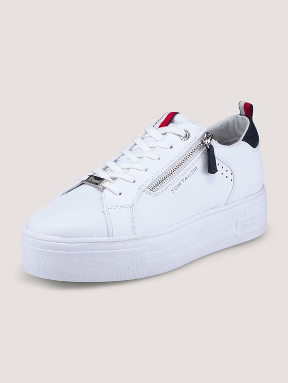 sneakers with zip details - Women - white sneakers with zip details - Women - white - 10 - TOM TAILOR Denim