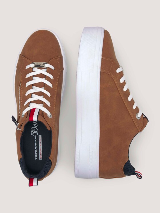 Sneaker mit Reißverschluss-Details - Frauen - cognac Sneaker mit Reißverschluss-Details - Frauen - cognac - 13 - TOM TAILOR Denim