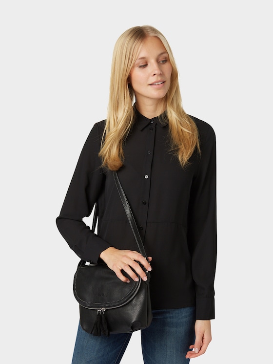 TTLARI schoudertas met kwastdetail door Women, schwarz / black