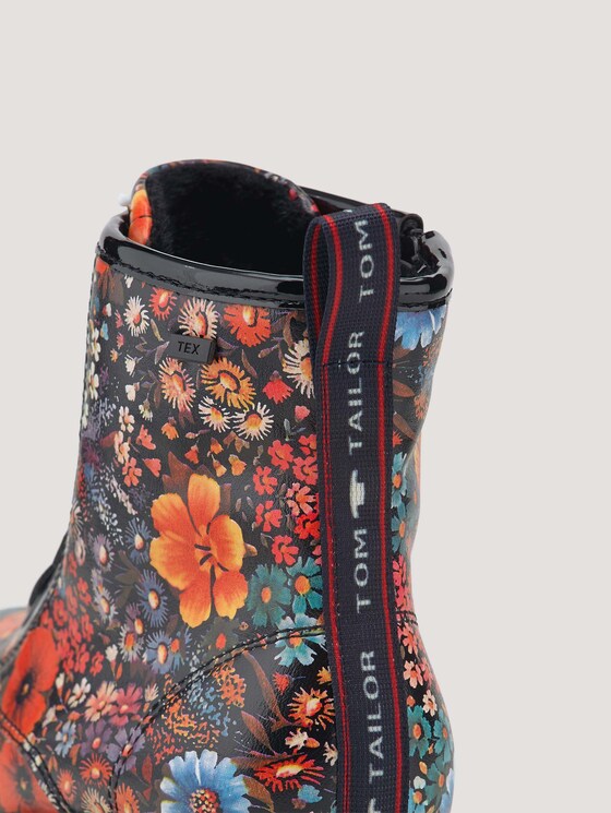 Stiefel mit Blumenmuster - unisex - black-multi Stiefel mit Blumenmuster - unisex - black-multi - 9 - TOM TAILOR