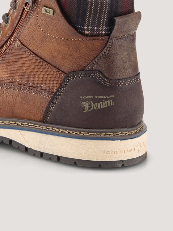 Schnürstiefel mit Zierreißverschluss - Männer - brown Schnürstiefel mit Zierreißverschluss - Männer - brown - 9 - TOM TAILOR Denim