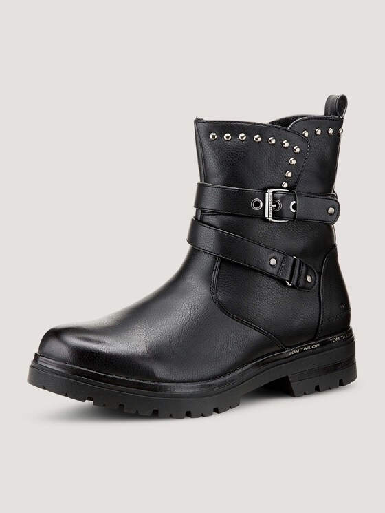 Stiefel mit Zierknöpfe und Schnalle - Frauen - black Stiefel mit Zierknöpfe und Schnalle - Frauen - black - 10 - TOM TAILOR