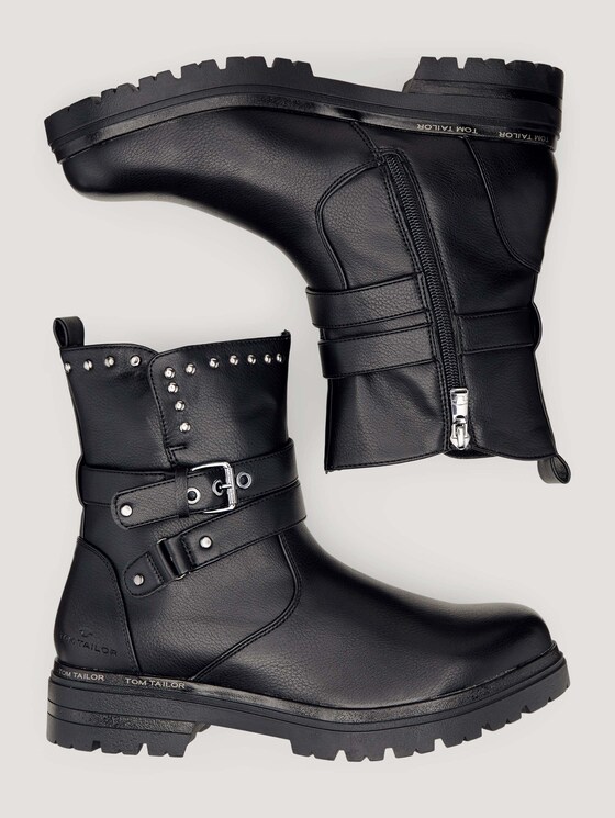 Stiefel mit Zierknöpfe und Schnalle - Frauen - black Stiefel mit Zierknöpfe und Schnalle - Frauen - black - 13 - TOM TAILOR