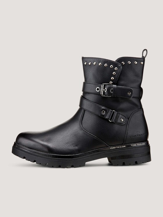 Stiefel mit Zierknöpfe und Schnalle - Frauen - black Stiefel mit Zierknöpfe und Schnalle - Frauen - black - 7 - TOM TAILOR