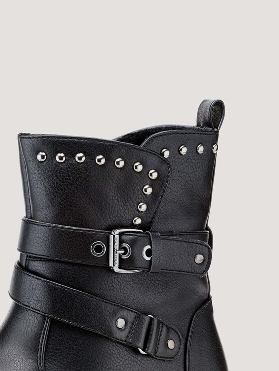 Stiefel mit Zierknöpfe und Schnalle - Frauen - black Stiefel mit Zierknöpfe und Schnalle - Frauen - black - 9 - TOM TAILOR