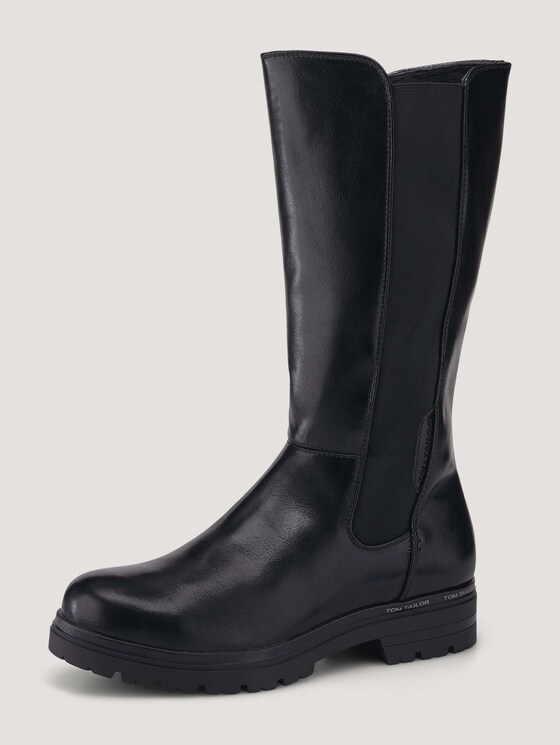 Stiefel mit Gummizug - Frauen - black Stiefel mit Gummizug - Frauen - black - 10 - TOM TAILOR