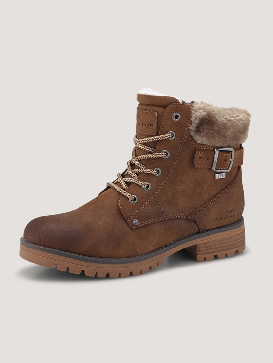 Boot with laces - Women - whisky Boot with laces - Women - whisky - 10 - TOM TAILOR