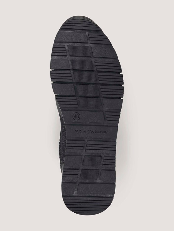 Sneakers met slangenhuid- en luipaardpatroon-details - Vrouwen - black Sneakers met slangenhuid- en luipaardpatroon-details - Vrouwen - black - 23 - TOM TAILOR