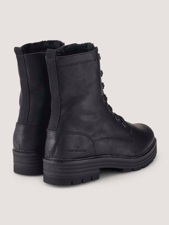 Boot with laces - Women - black Boot with laces - Women - black - 8 - TOM TAILOR