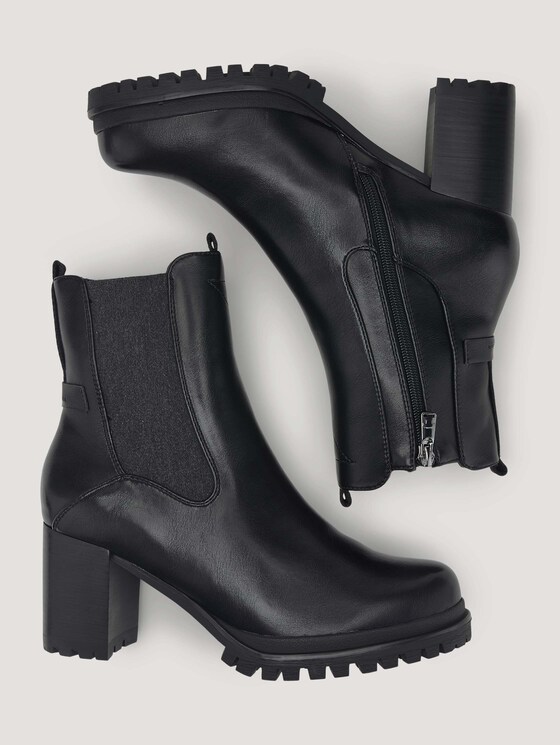 Stiefelette mit Stoffdetails - Frauen - black Stiefelette mit Stoffdetails - Frauen - black - 13 - TOM TAILOR