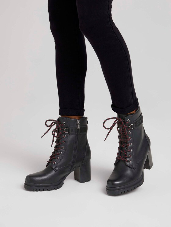 Enkellaarsjes met veters - Vrouwen - black Enkellaarsjes met veters - Vrouwen - black - 5 - TOM TAILOR