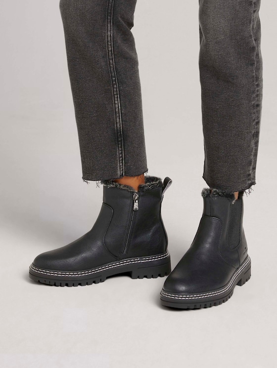 Lined ankle boot by Tom Tailor
