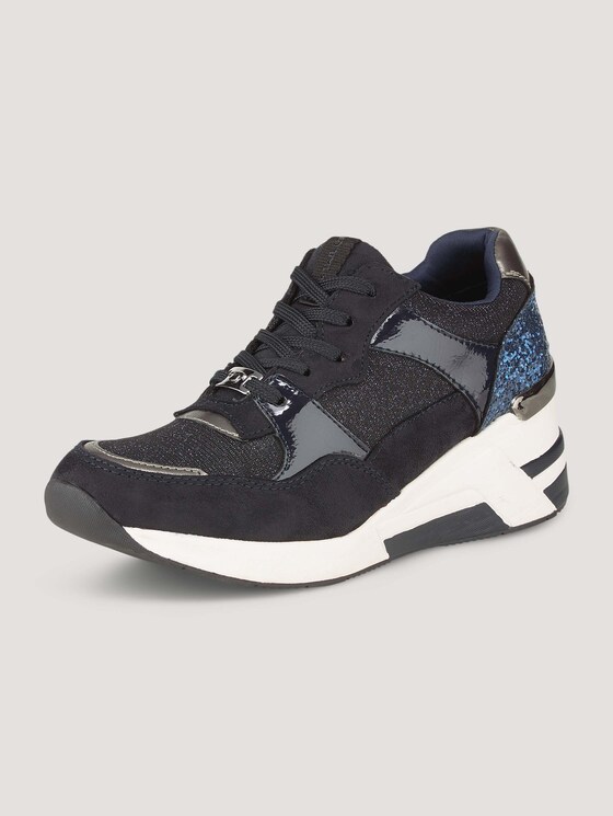Sneaker mit Glitzernetz - Frauen - navy Sneaker mit Glitzernetz - Frauen - navy - 10 - TOM TAILOR