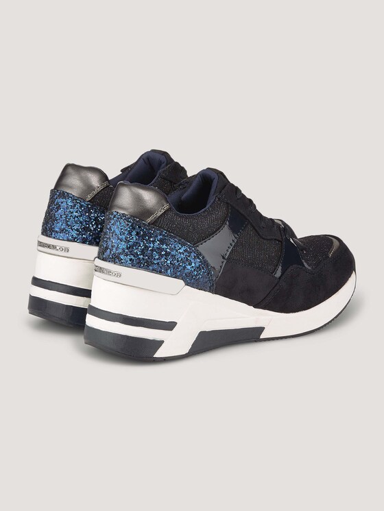 Sneaker mit Glitzernetz - Frauen - navy Sneaker mit Glitzernetz - Frauen - navy - 8 - TOM TAILOR