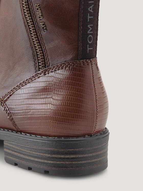 Boot with laces and a zipper - Women - cognac Boot with laces and a zipper - Women - cognac - 9 - TOM TAILOR