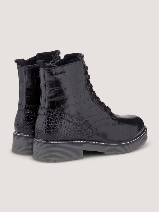 Laarzen met slangenhuidpatroon - Vrouwen - black Laarzen met slangenhuidpatroon - Vrouwen - black - 8 - TOM TAILOR