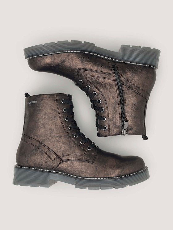 Stiefel mit Schnürung - Frauen - bronce Stiefel mit Schnürung - Frauen - bronce - 13 - TOM TAILOR