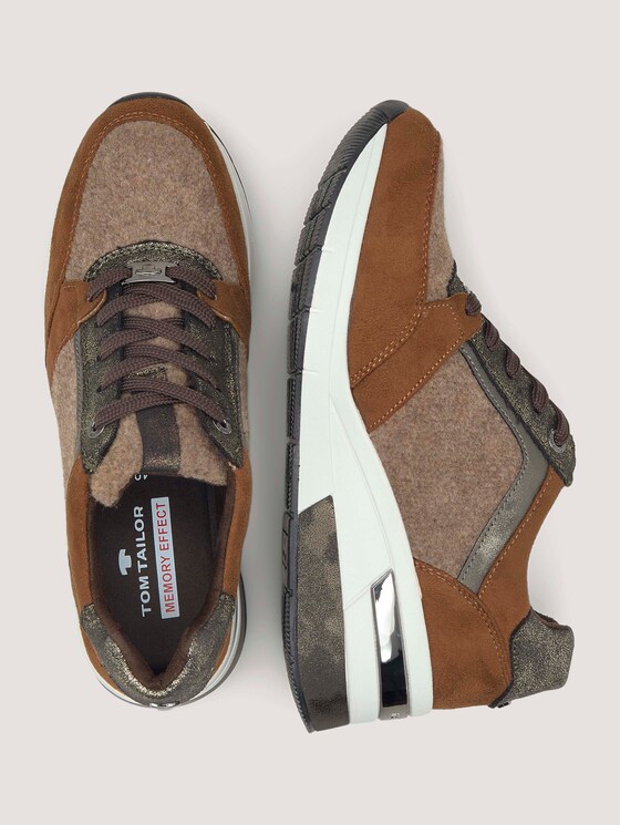 Sneaker mit Filzdetail - Frauen - mud Sneaker mit Filzdetail - Frauen - mud - 13 - TOM TAILOR
