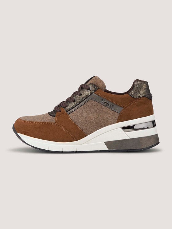 Sneaker mit Filzdetail - Frauen - mud Sneaker mit Filzdetail - Frauen - mud - 7 - TOM TAILOR