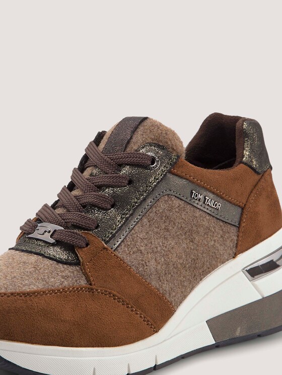 Sneaker mit Filzdetail - Frauen - mud Sneaker mit Filzdetail - Frauen - mud - 9 - TOM TAILOR