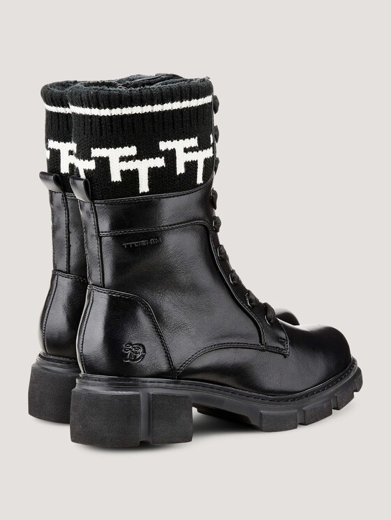 Knit-trimmed boot - Women - black Knit-trimmed boot - Women - black - 8 - TOM TAILOR Denim