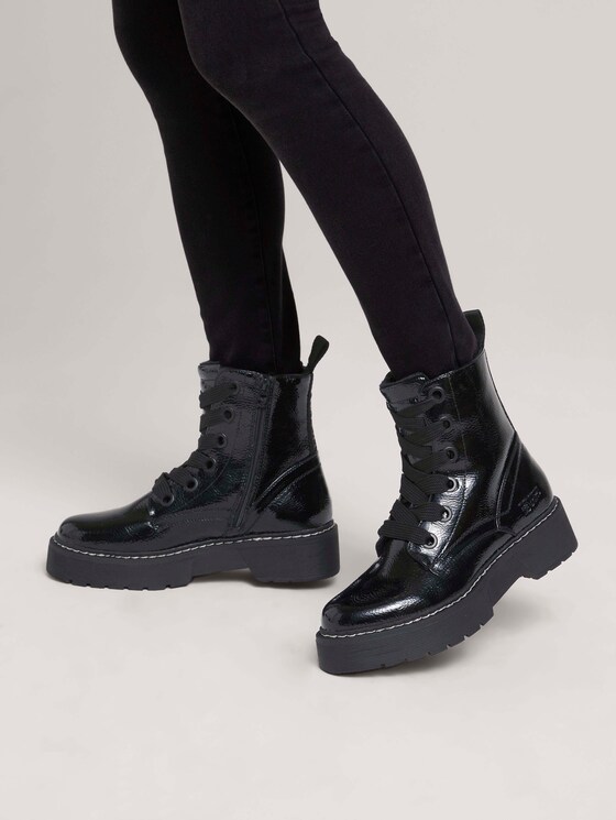 Glanzende laarzen - Vrouwen - black - 5 - TOM TAILOR Denim