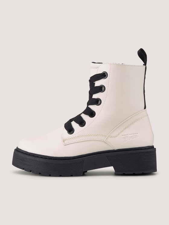 Stiefel mit Schnürung - Frauen - offwhite Stiefel mit Schnürung - Frauen - offwhite - 7 - TOM TAILOR Denim