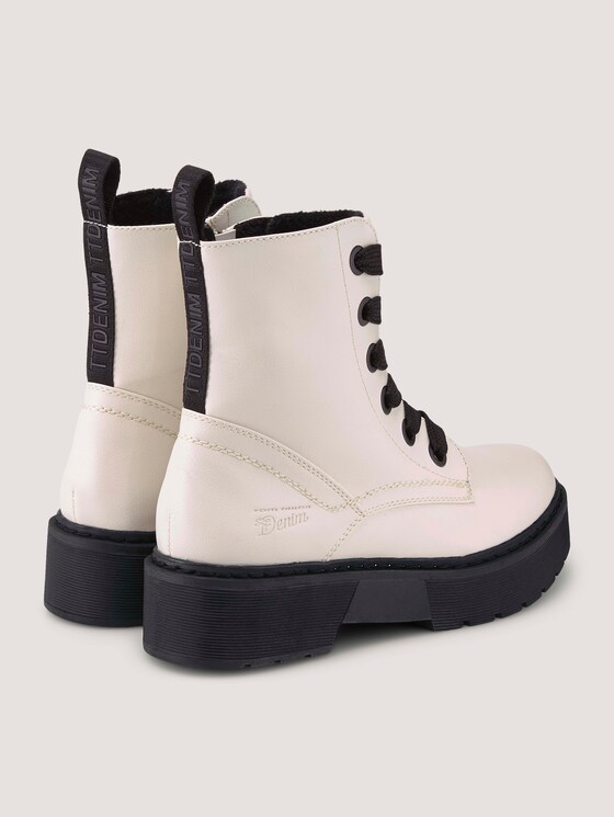 Stiefel mit Schnürung - Frauen - offwhite Stiefel mit Schnürung - Frauen - offwhite - 8 - TOM TAILOR Denim