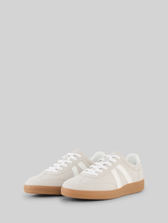 Sneaker mit Colour-Blocking in grau von Tom Tailor