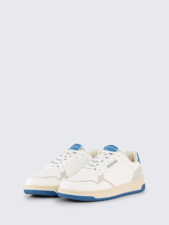 Sneaker mit Colour-Blocking von Men, white-blue