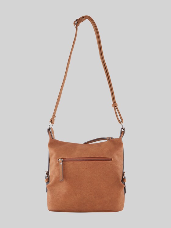 TTCAIA M crossbody bag with zip details in black by Tom Tailor