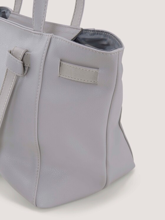 Miri Shopper mit Ziergürtel - Frauen - light grey Miri Shopper mit Ziergürtel - Frauen - light grey - 17 - TOM TAILOR