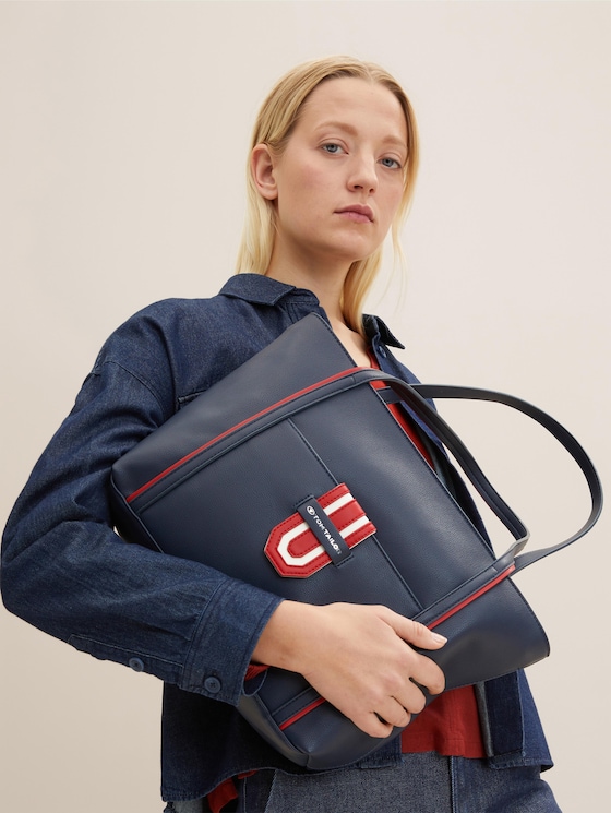 Francy Querformat-Shopper von Women, mixed maritim