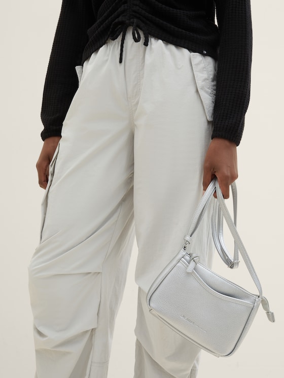 TTCILIA S schoudertas van kunstleer door Denim Female, silber / silver