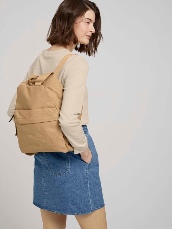 Lia Rucksack mit gewebtem Gurt - Frauen - camel / camel nature Lia Rucksack mit gewebtem Gurt - Frauen - camel / camel nature - 5 - TOM TAILOR Denim