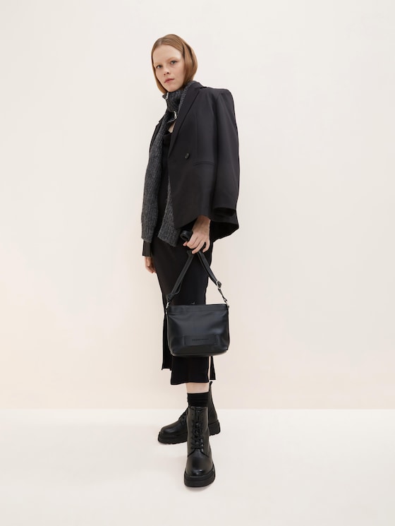 Cross-bag Zanna S Kleine schoudertas met ritssluiting door Denim Female, schwarz / black