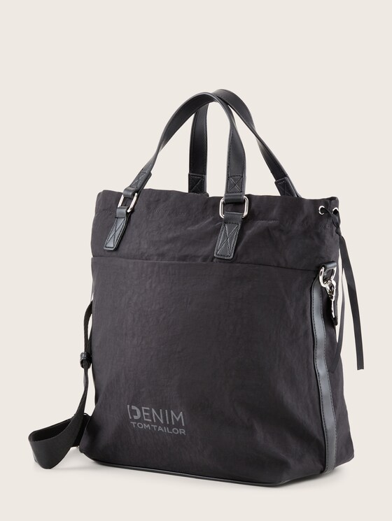 Carrying bag with a logo print