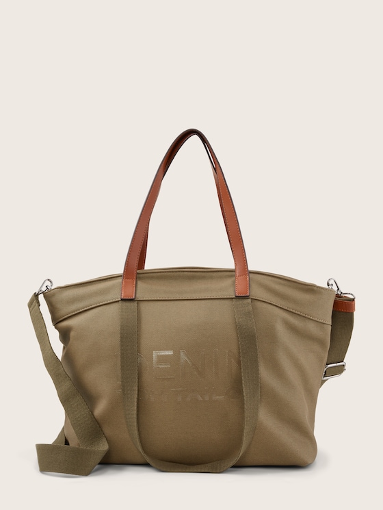 sac cabas LAURELLA en toile par Denim Female, oliv