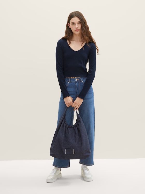 Leslie Shopper aus Denim von Denim Female, dark blue