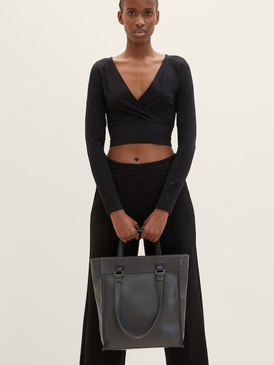 Vanessa Shopper von Denim Female, charcoal