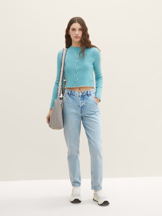 Verena Umhängetasche von Denim Female, hellblau / light blue