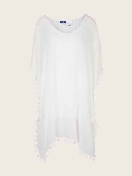 Tuniek met kwastjes - Vrouwen - white/multicolor Tuniek met kwastjes - Vrouwen - white/multicolor - 7 - TOM TAILOR