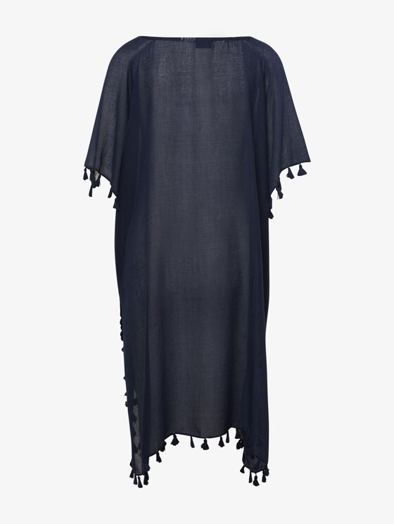 Tunic with tassels - Women - dress blue Tunic with tassels - Women - dress blue - 8 - TOM TAILOR