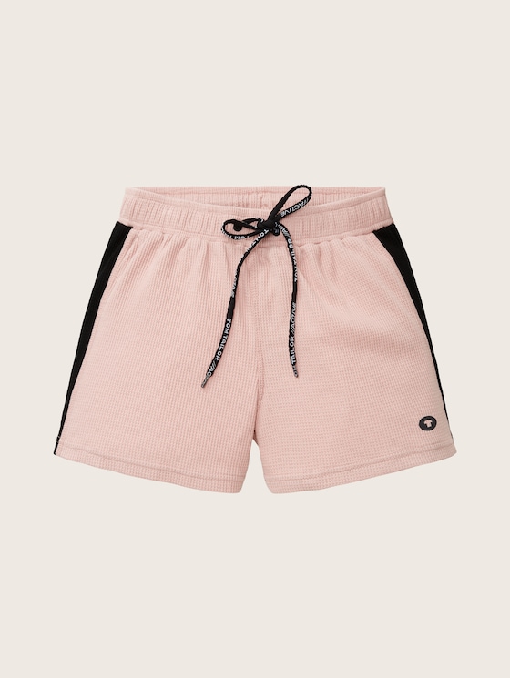 Waffle-look shorts by Tom Tailor