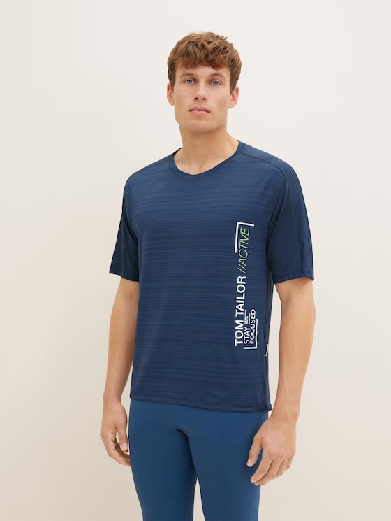 Breathable T-shirt with a letter print
