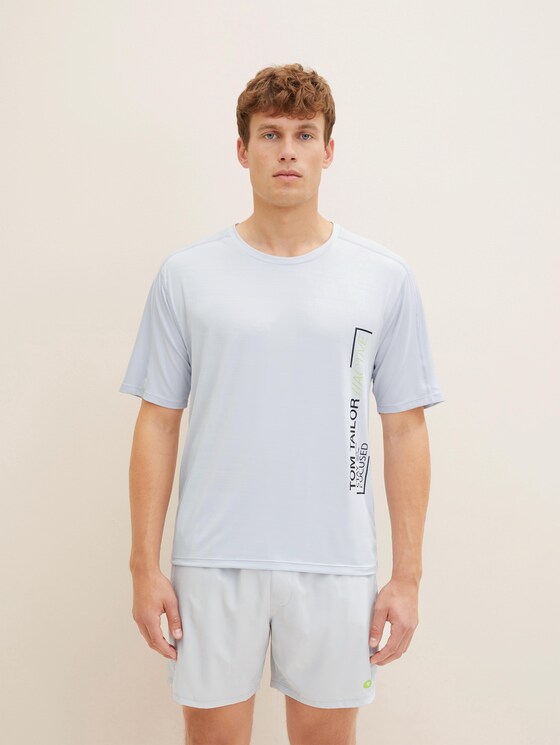 Breathable T-shirt with a letter print
