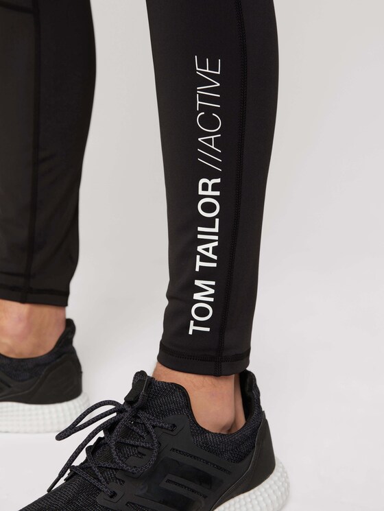 Running leggings with a logo print - Men - black Running leggings with a logo print - Men - black - 10 - Tom Tailor E-Shop Kollektion