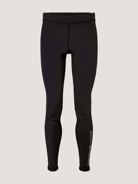 Running leggings with a logo print - Men - black Running leggings with a logo print - Men - black - 7 - Tom Tailor E-Shop Kollektion