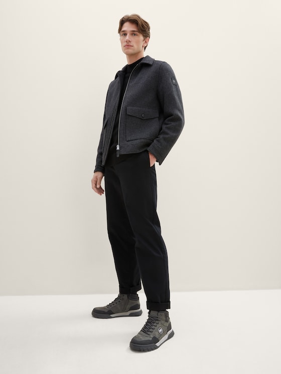 Gemusterte Stiefel von Men, coal